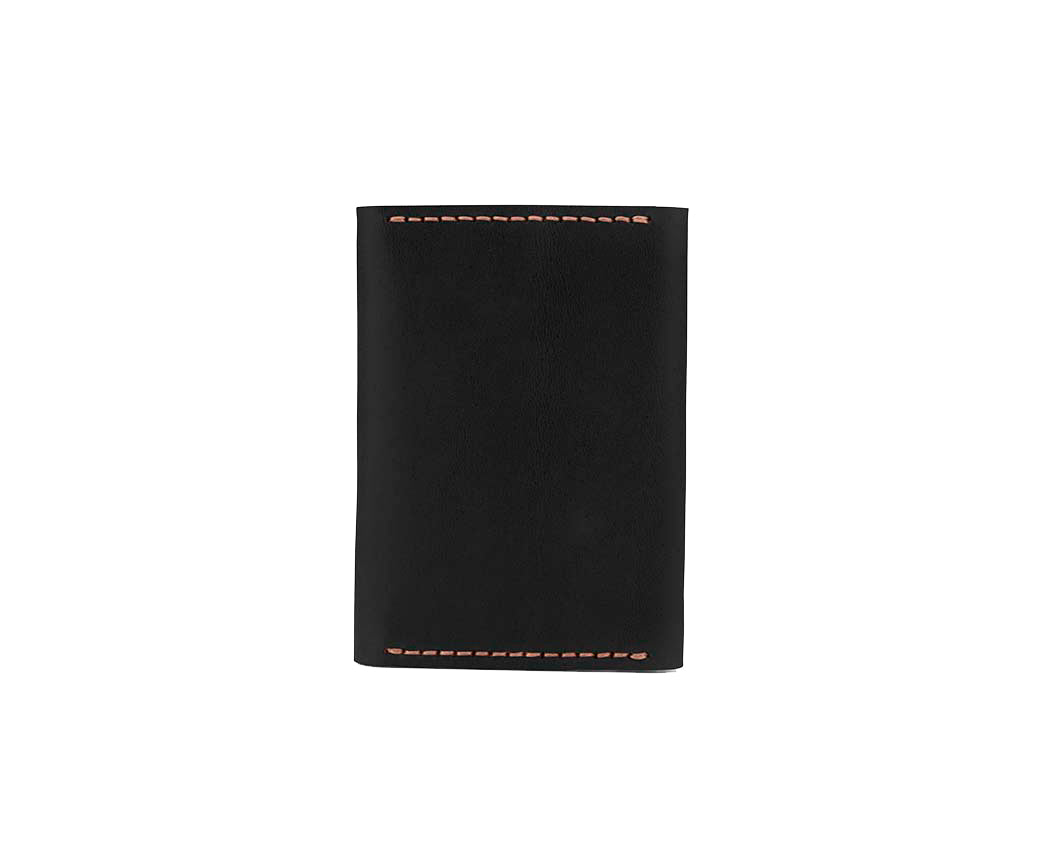black leather multipurpose wallet