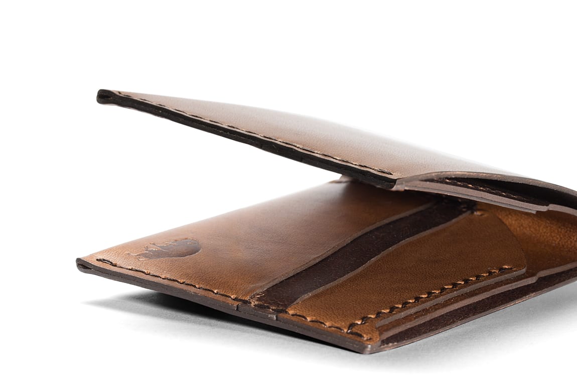 classic leather bifold wallet