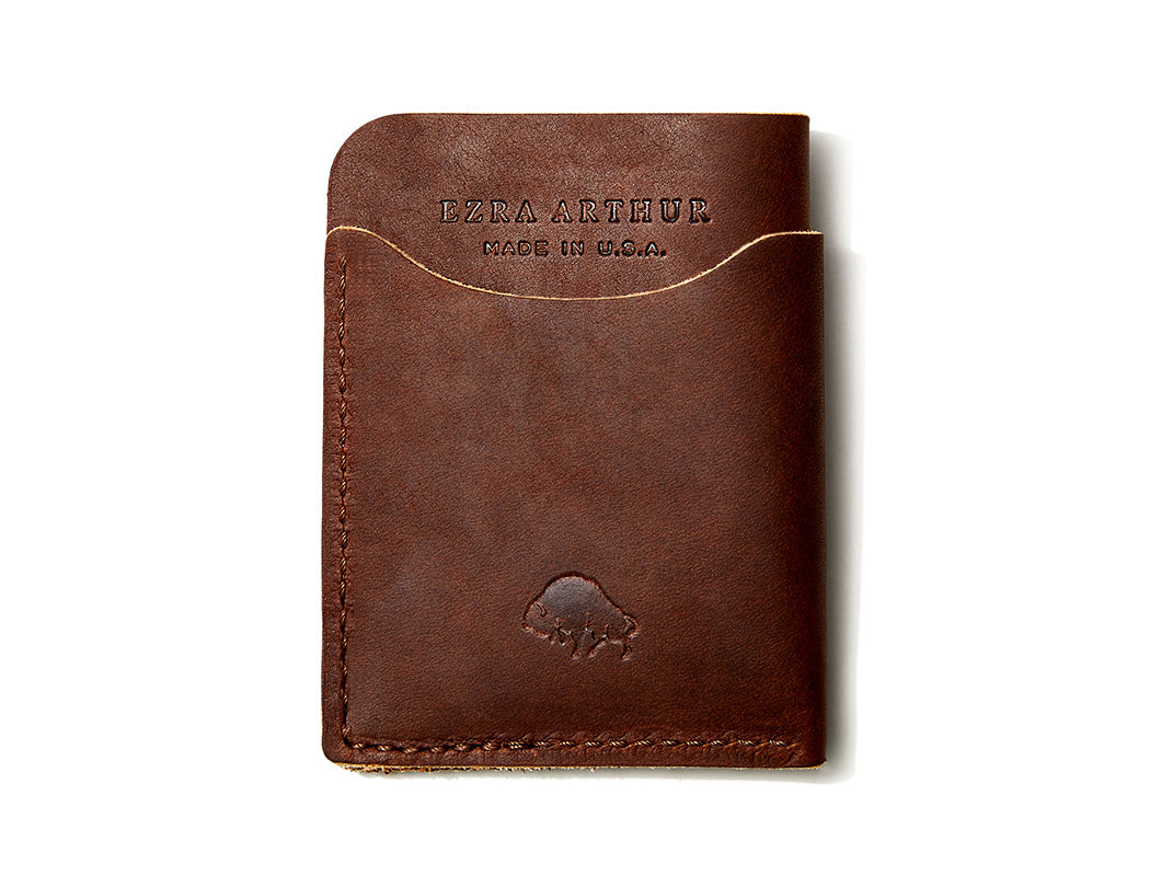 brown leather pocket protector