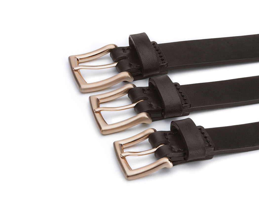 mens medium brown leather belts