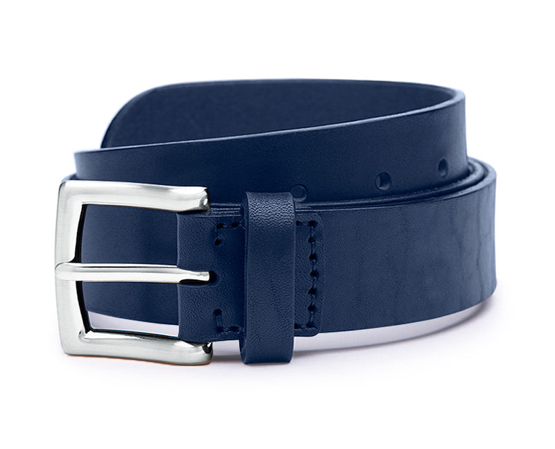 dress blue leather belt