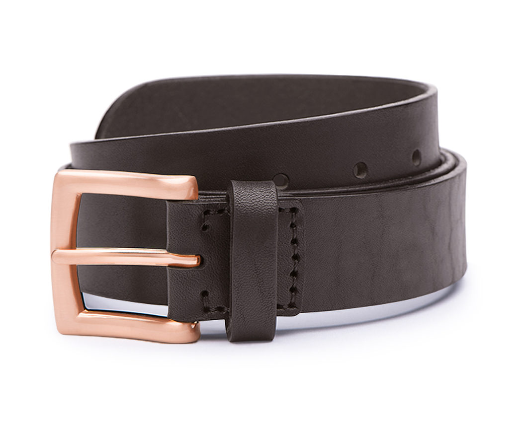 dark brown wide mens leather belt
