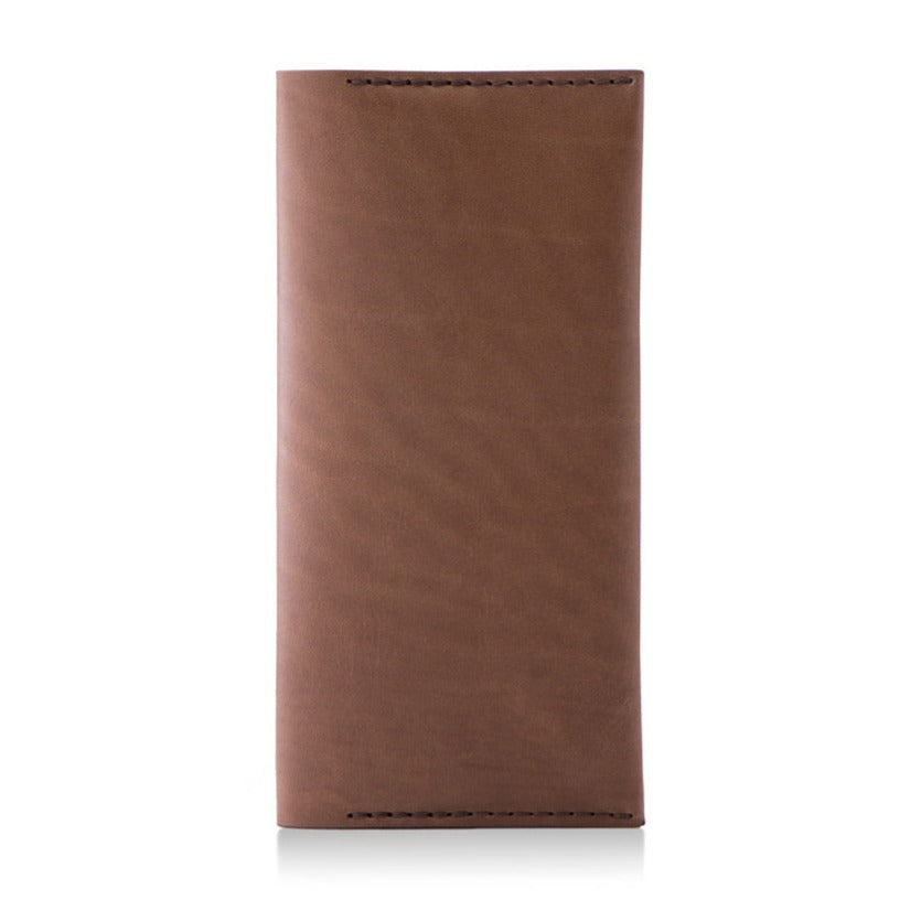 large brown mens leather wallet