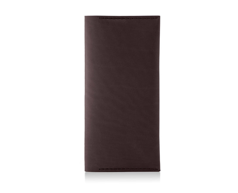 dark brown large mens leather wallet