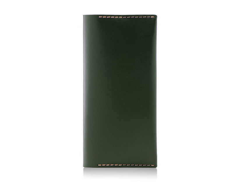 large green mens leather wallet