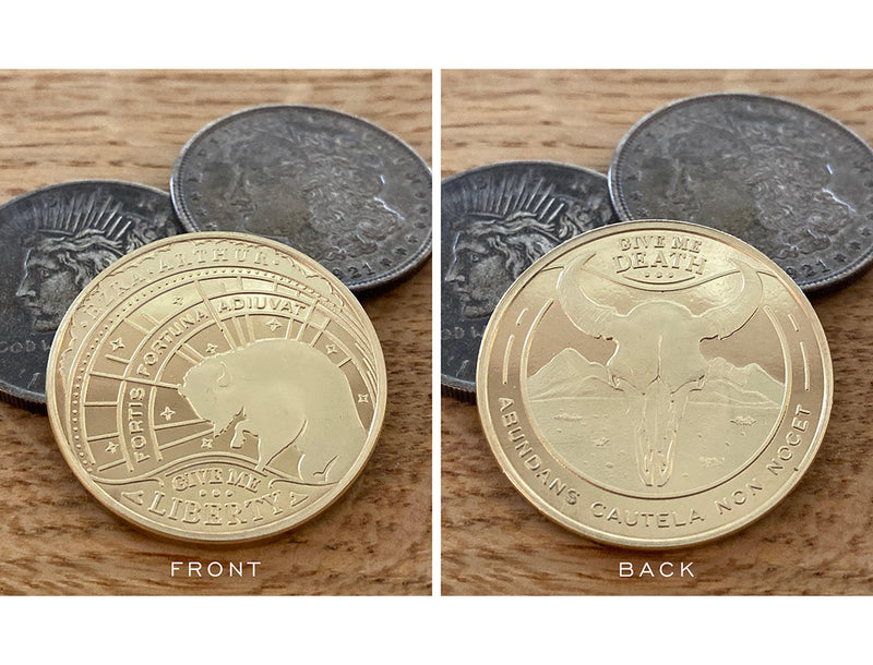 liberty and death decision coin