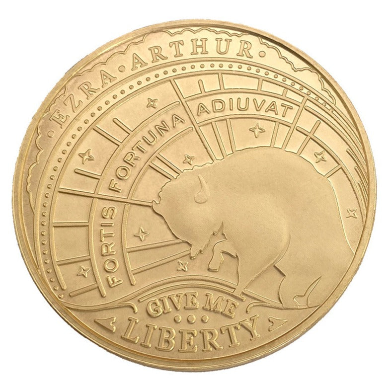Ezra Arthur buffalo decision coin