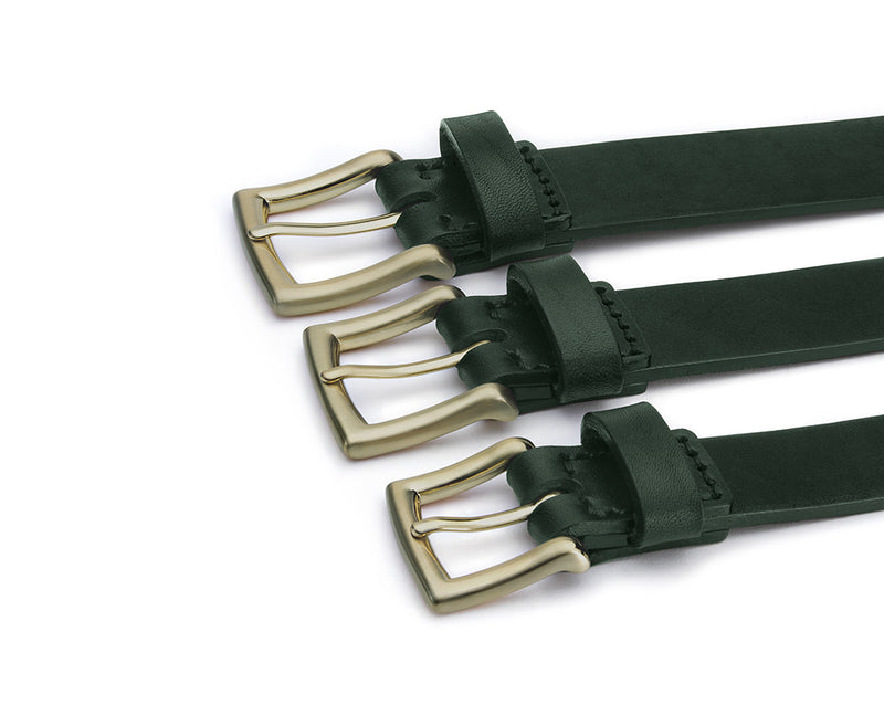 green leather mens belts