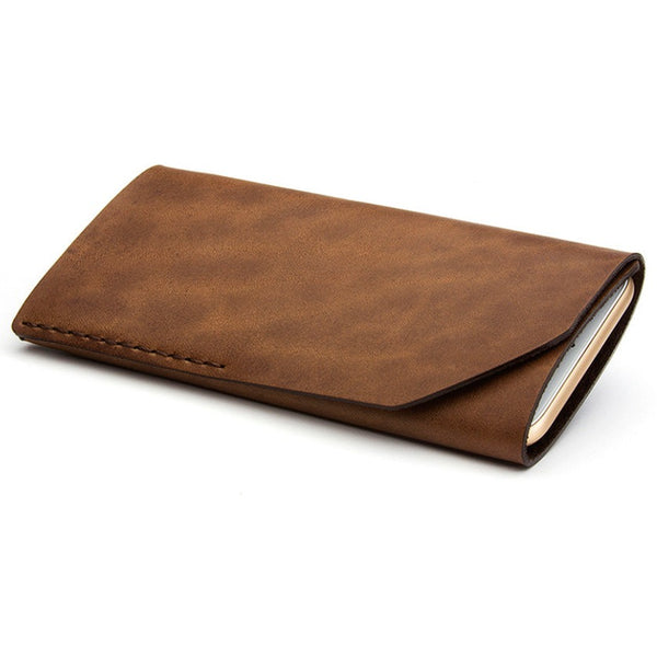 Light brown iphone wallet