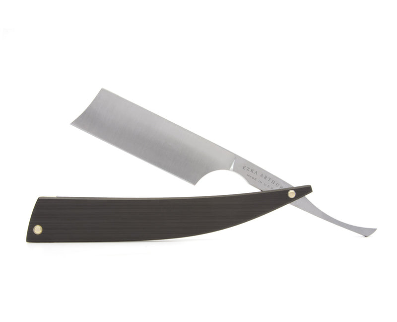 specialized carbon steel straight razor designed by Max Sprecher